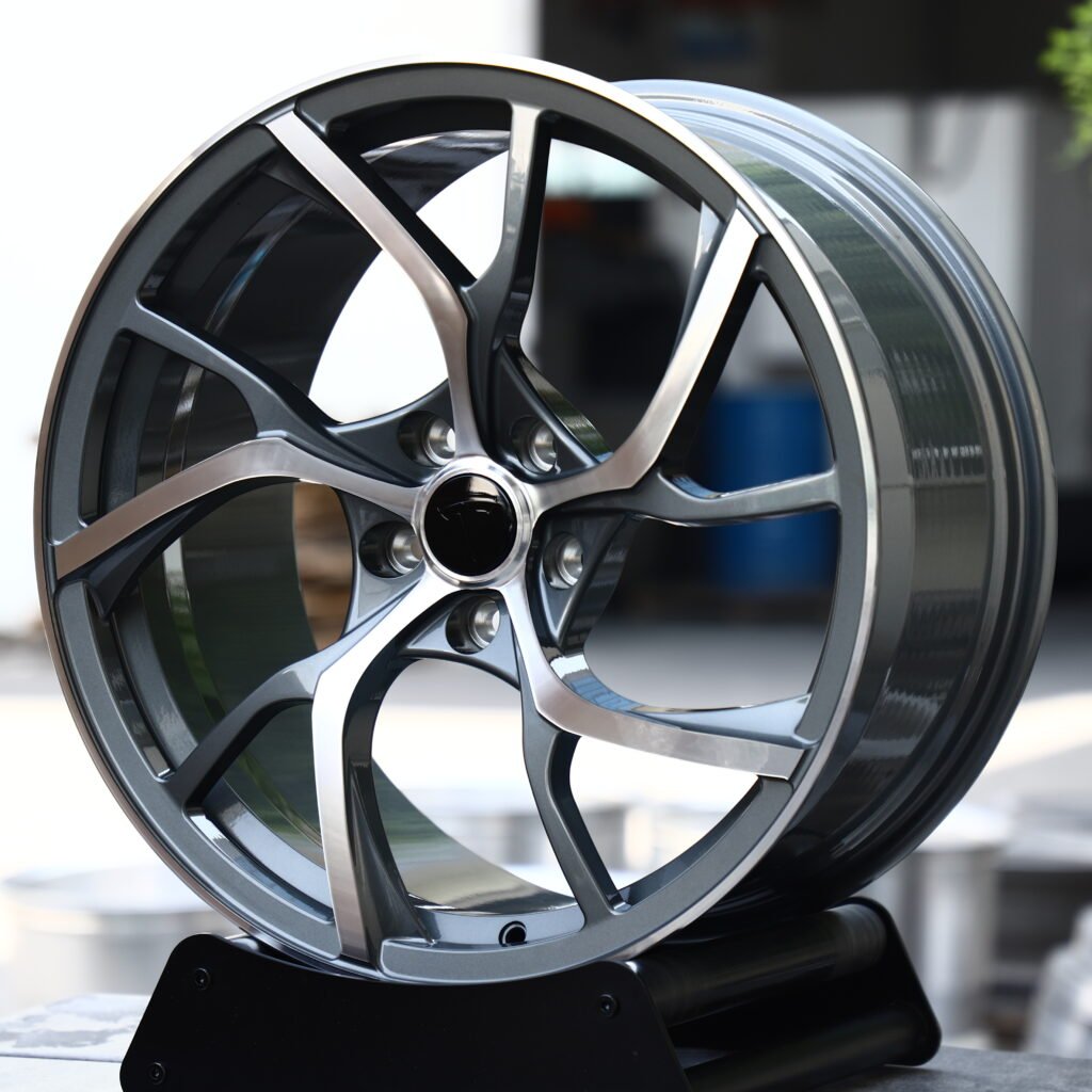 Machined Face 5-Spoke Y-Design Forged Wheels – Porsche 911 Turbo S Fitment (20-21in, Centerlock) view 2