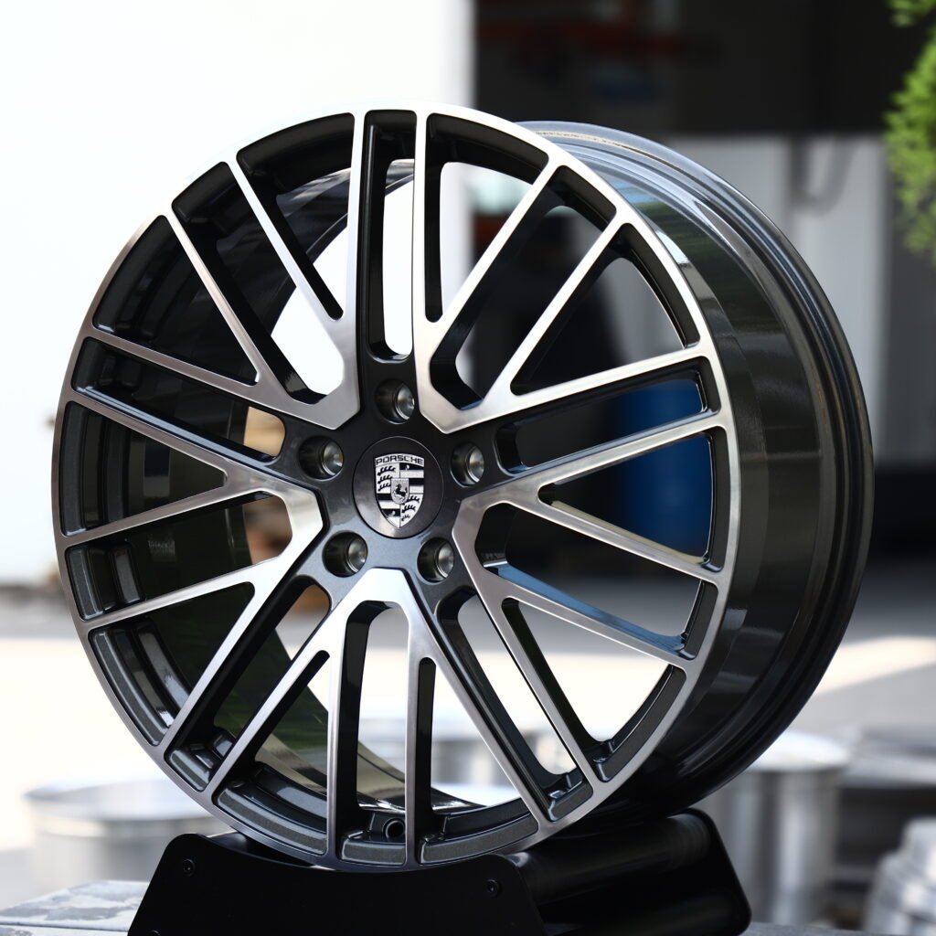 Porsche Machined Face 10-Spoke Y-Design Forged Wheels – Porsche 911 Turbo S Fitment (19-20in, 5x130) view 2