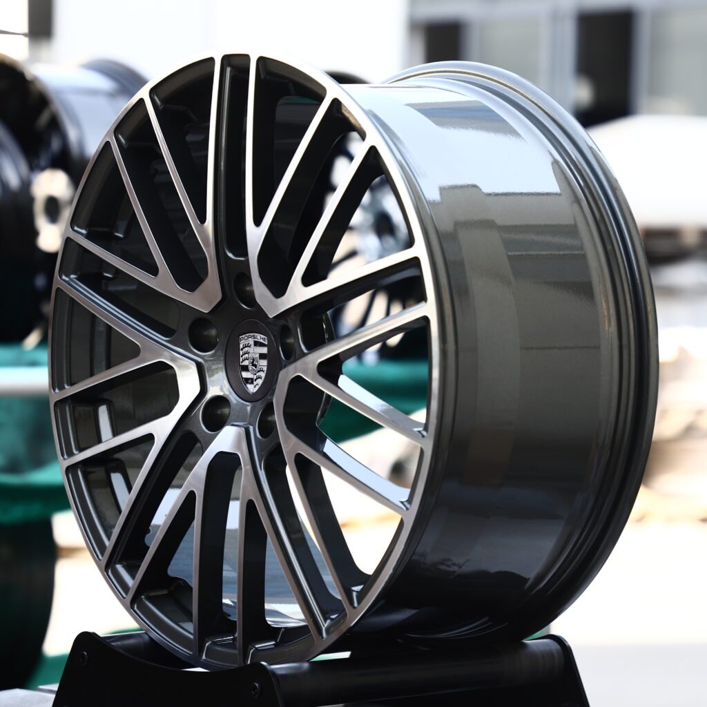 Porsche Machined Face 10-Spoke Y-Design Forged Wheels – Porsche 911 Turbo S Fitment (19-20in, 5x130) view 3