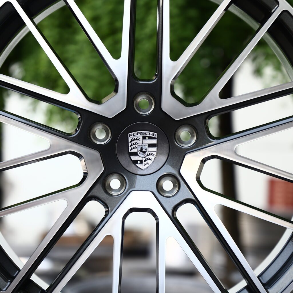 Porsche Machined Face 10-Spoke Y-Design Forged Wheels – Porsche 911 Turbo S Fitment (19-20in, 5x130) view 4
