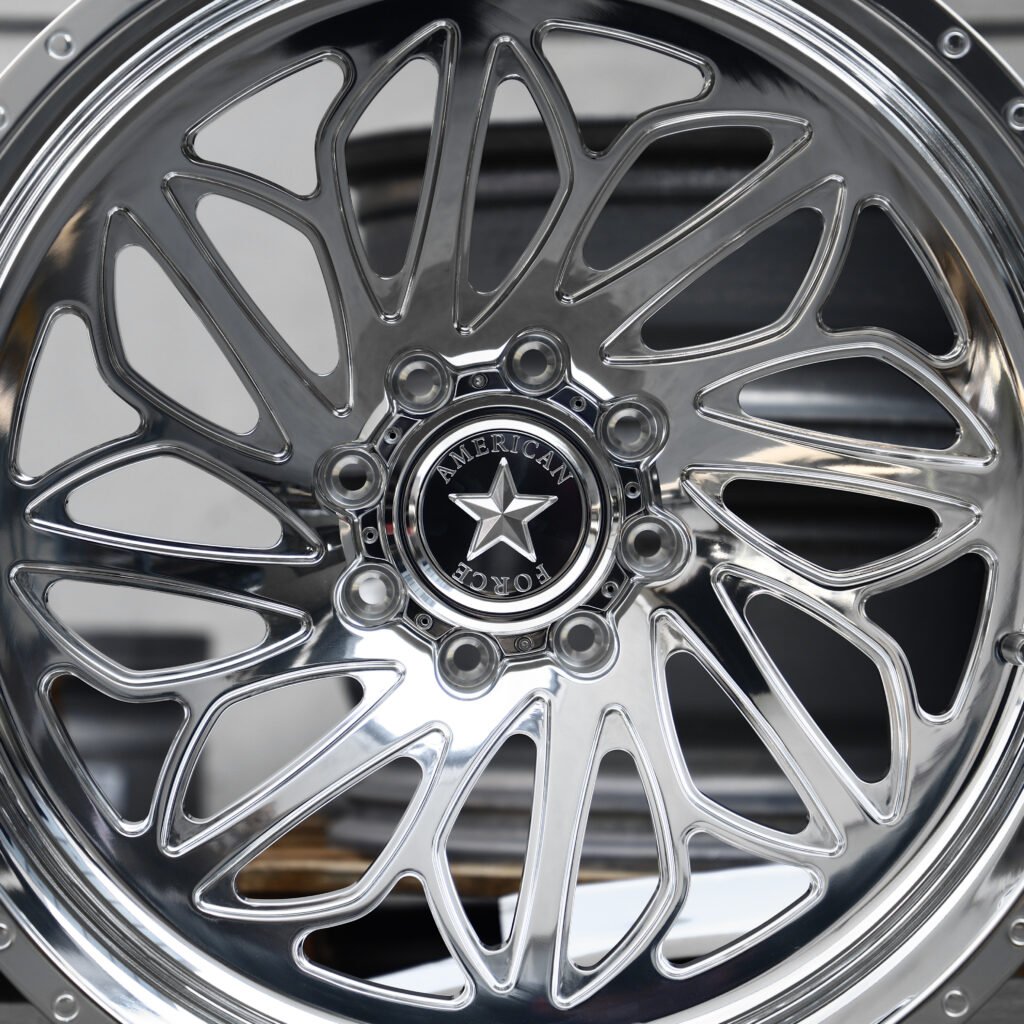 American Force Polished Multi-Spoke Forged Wheels – Ford F-250/F-350 Super Duty Fitment (20-22in, 8×170) H-Type кованые диски