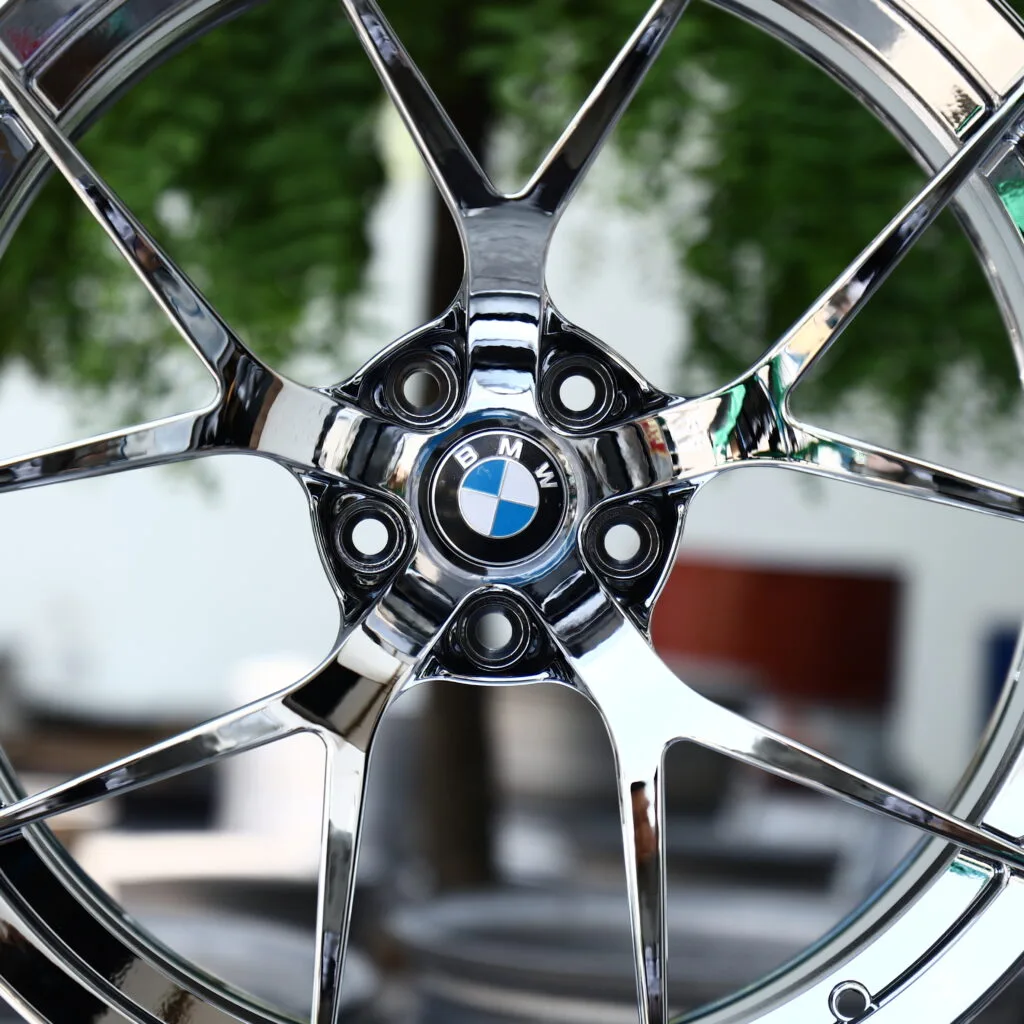 BBS FIR Chrome Silver 5-Spoke Y-Design Forged Wheels – BMW M3 CS Handschalter Fitment (19-21in, 5x112) view 4