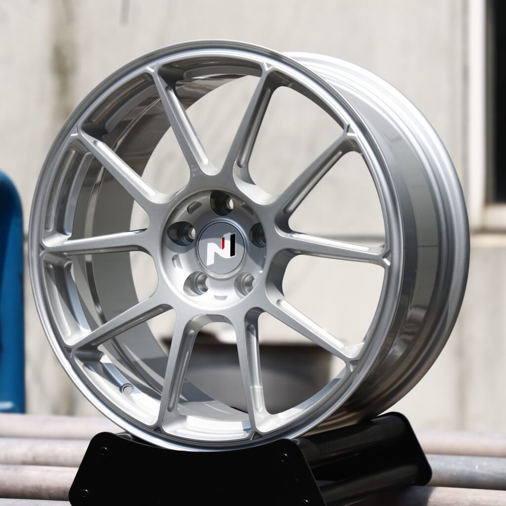 NISMO High-Gloss Silver 10-Spoke Forged Wheels – Toyota GR Supra MkV Final Edition Fitment (18-20in, 5x112) view 2