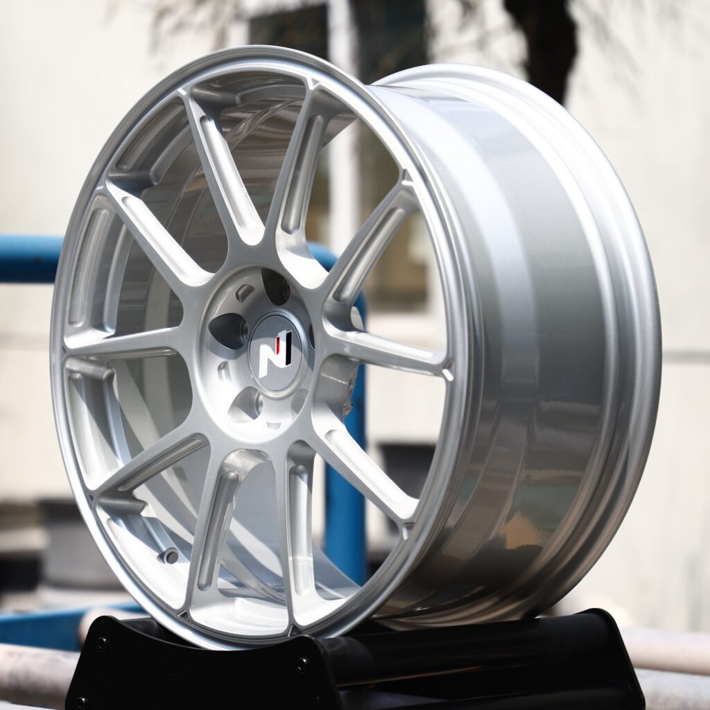 NISMO High-Gloss Silver 10-Spoke Forged Wheels – Toyota GR Supra MkV Final Edition Fitment (18-20in, 5x112) view 3