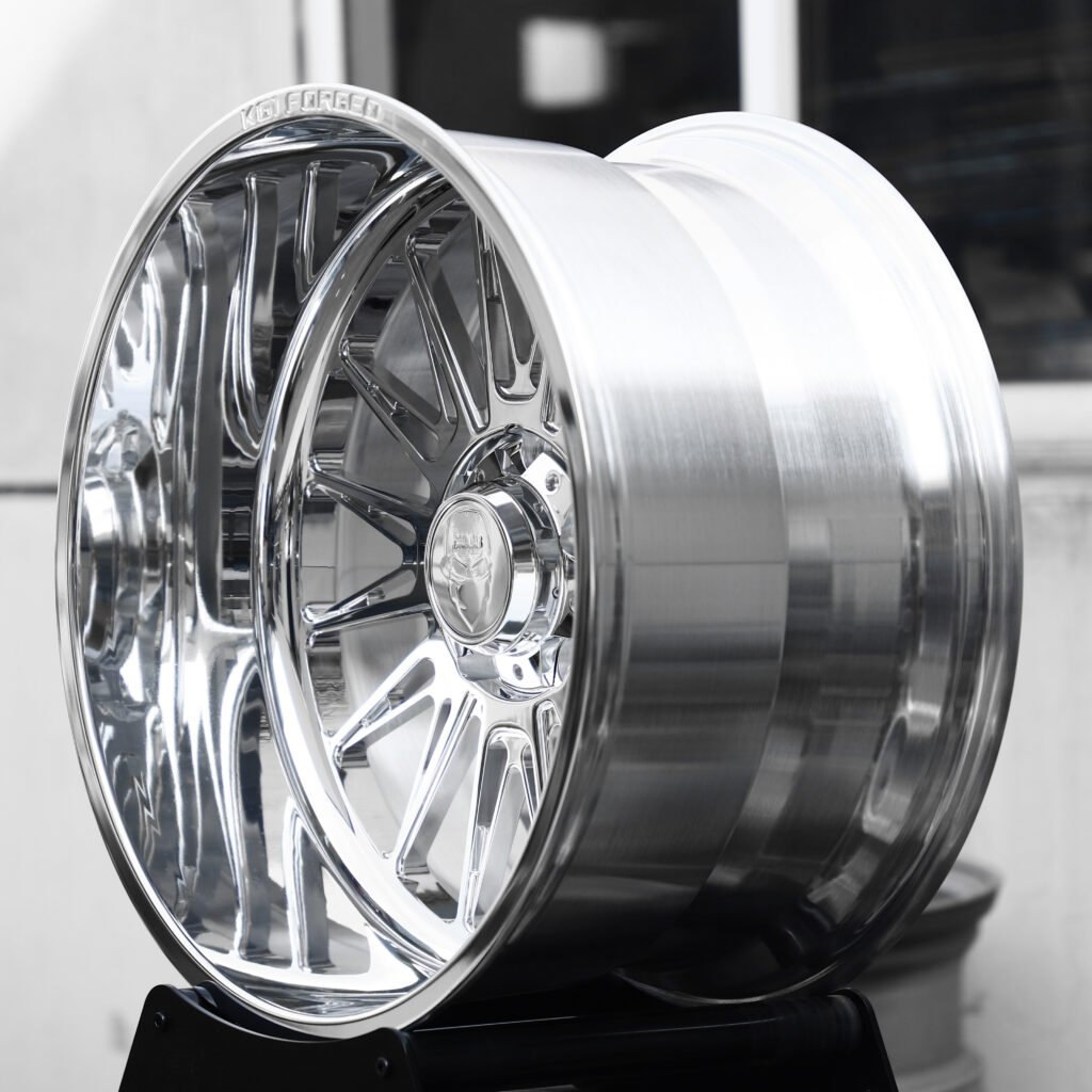 KG1 Forged Radar Polished Forged Wheels – Ram 1500 TRX Fitment (20-22in, 6×139.7) view 3