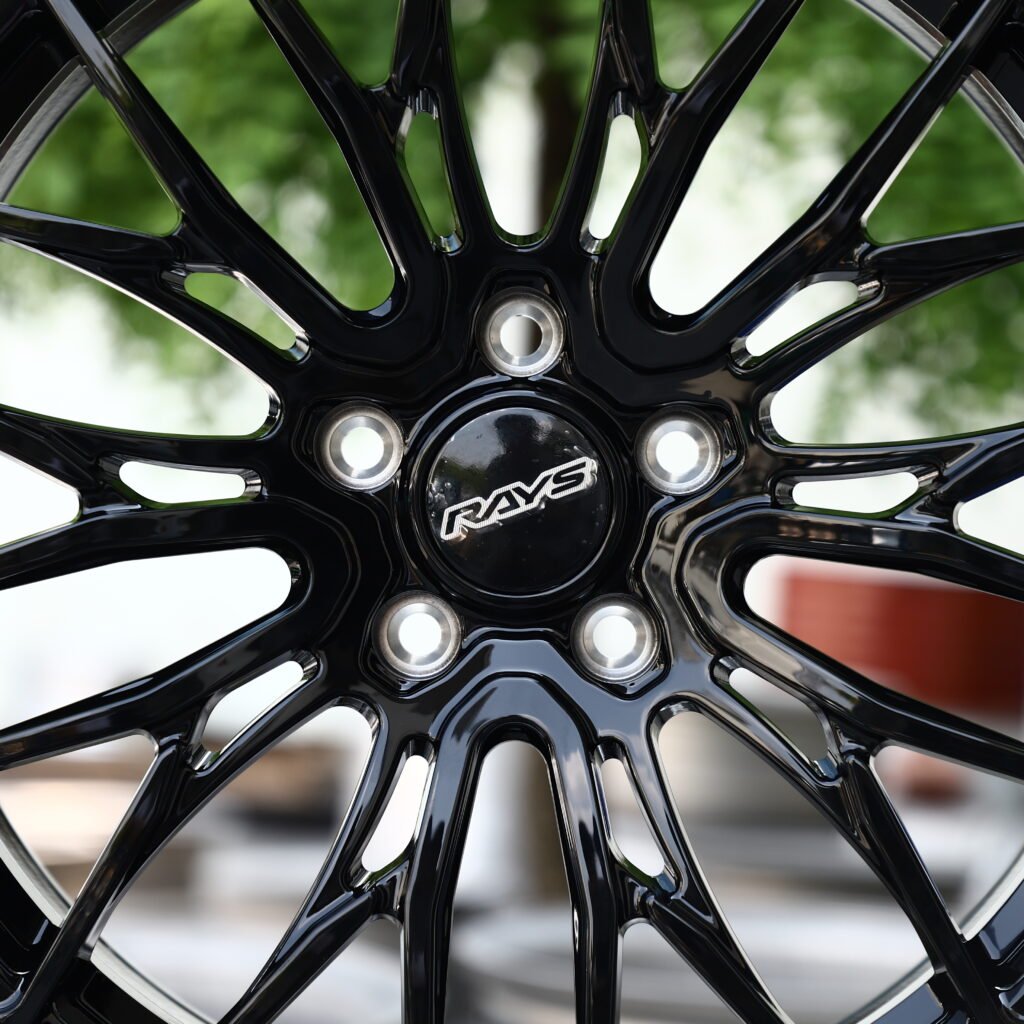 RAYS HOMURA Gloss Black Multi-Spoke Forged Wheels – Toyota GR Supra MkV Final Edition Fitment (18-20in, 5x112) view 4
