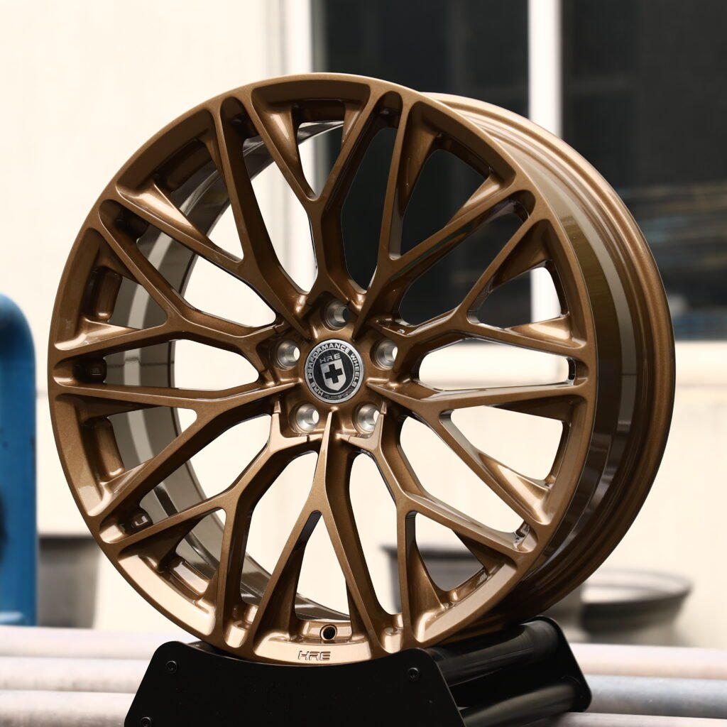 HRE P200 Matte Bronze Mesh Multi-Spoke Forged Wheels – BMW M3 CS Handschalter Fitment (19-24in, 5x112) – Design 2 view 2