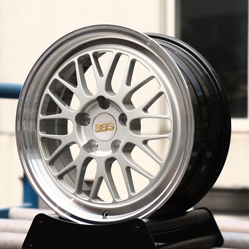 BBS Silver Polished Lip 15-Spoke Forged Wheels – Volkswagen Golf GTI Edition 50 Fitment (19-21in, 5x112) view 2