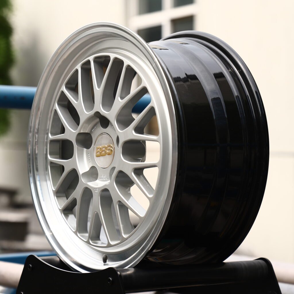BBS Silver Polished Lip 15-Spoke Forged Wheels – Volkswagen Golf GTI Edition 50 Fitment (19-21in, 5x112) view 3