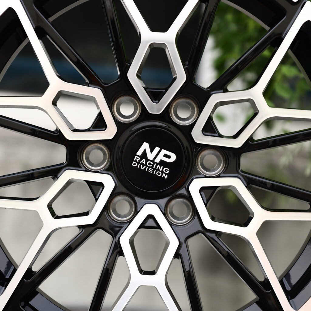 NP RACING Machined Face Mesh Multi-Spoke Forged Wheels – Porsche 911 Turbo S Fitment (19-21in, 5x112) view 4
