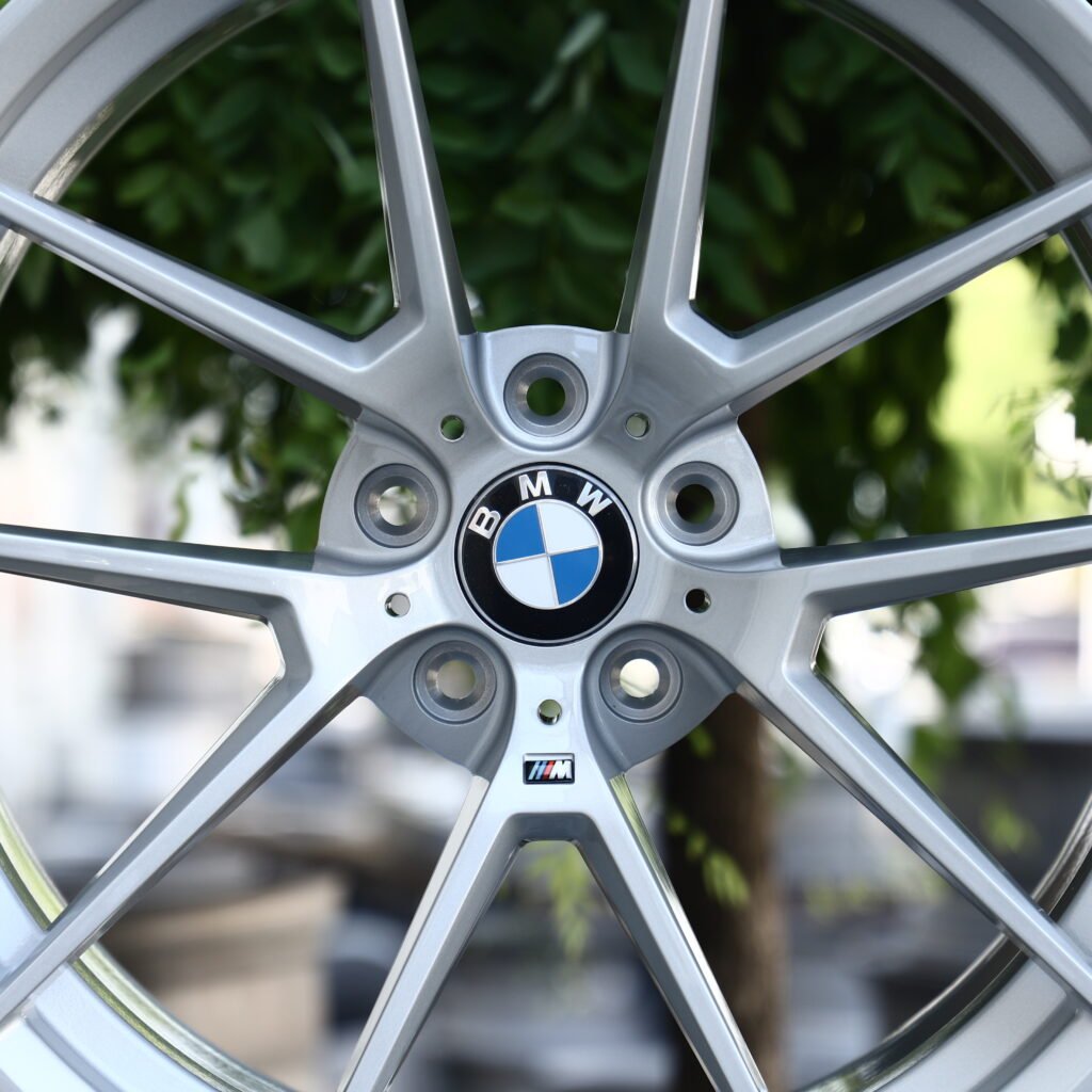 BMW Style 763M Brushed Silver 5-Spoke Y-Design Forged Wheels – BMW M340i xDrive Sedan Fitment (19-20in, 5x112) view 4