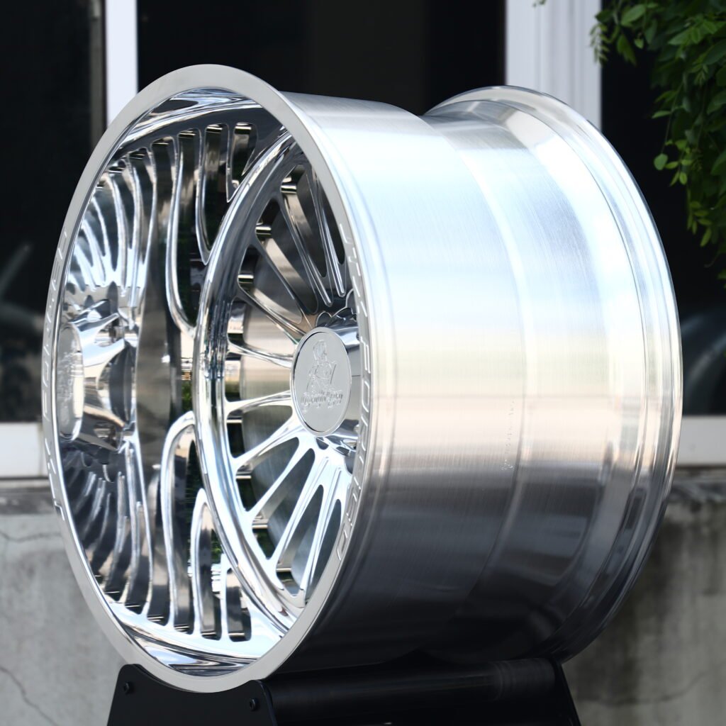 JTX Forged Doughboy Polished Forged Wheels – Chevrolet Silverado 2500HD Fitment (20-22in, 8x165.1) view 2