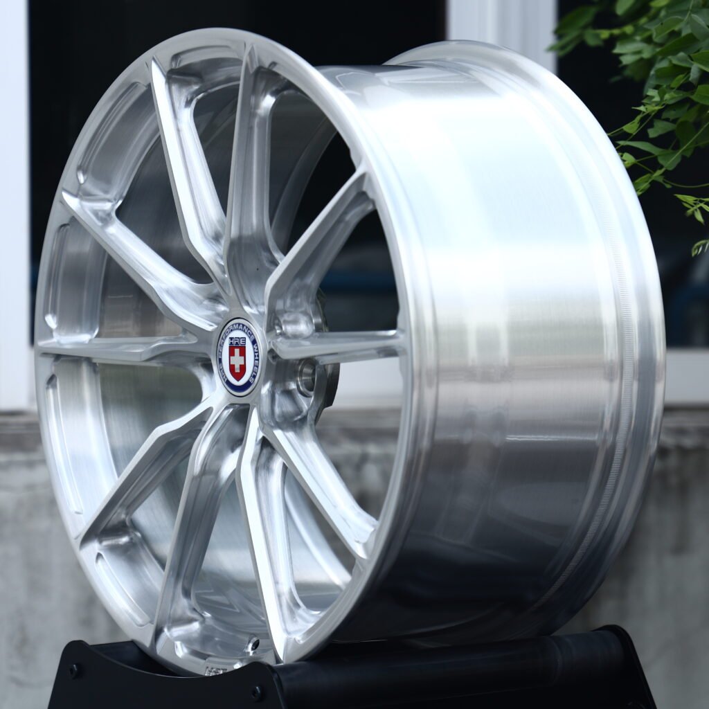 HRE P104SC Brushed Silver 5-Spoke Y-Design Forged Wheels – Mercedes-Benz S-Class Maybach Fitment (19-22in, 5x112) view 3