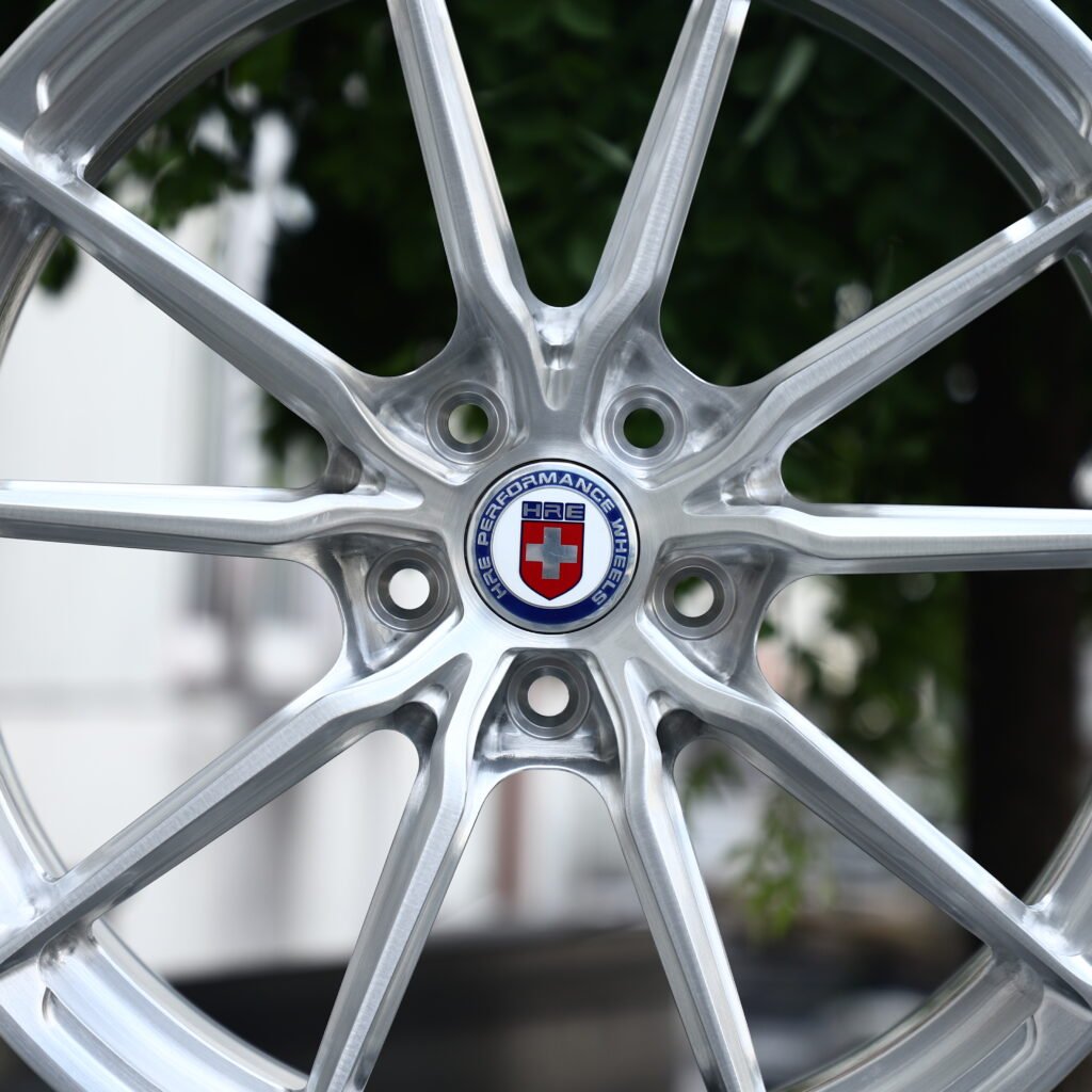 HRE P104SC Brushed Silver 5-Spoke Y-Design Forged Wheels – Mercedes-Benz S-Class Maybach Fitment (19-22in, 5x112) view 4