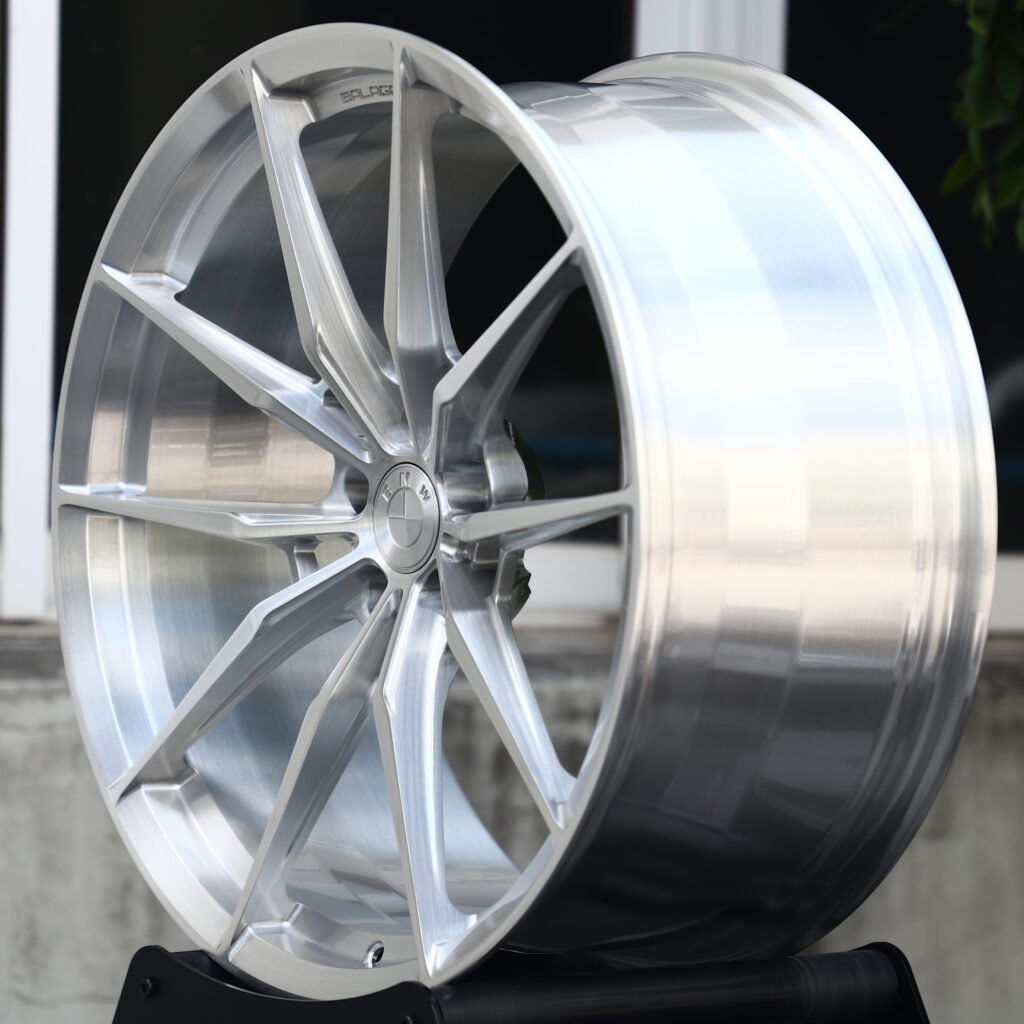 BMW Style 437M Brushed Silver 5-Spoke Y-Design Forged Wheels – BMW M340i xDrive Sedan Fitment (19-20in, 5x112) view 3