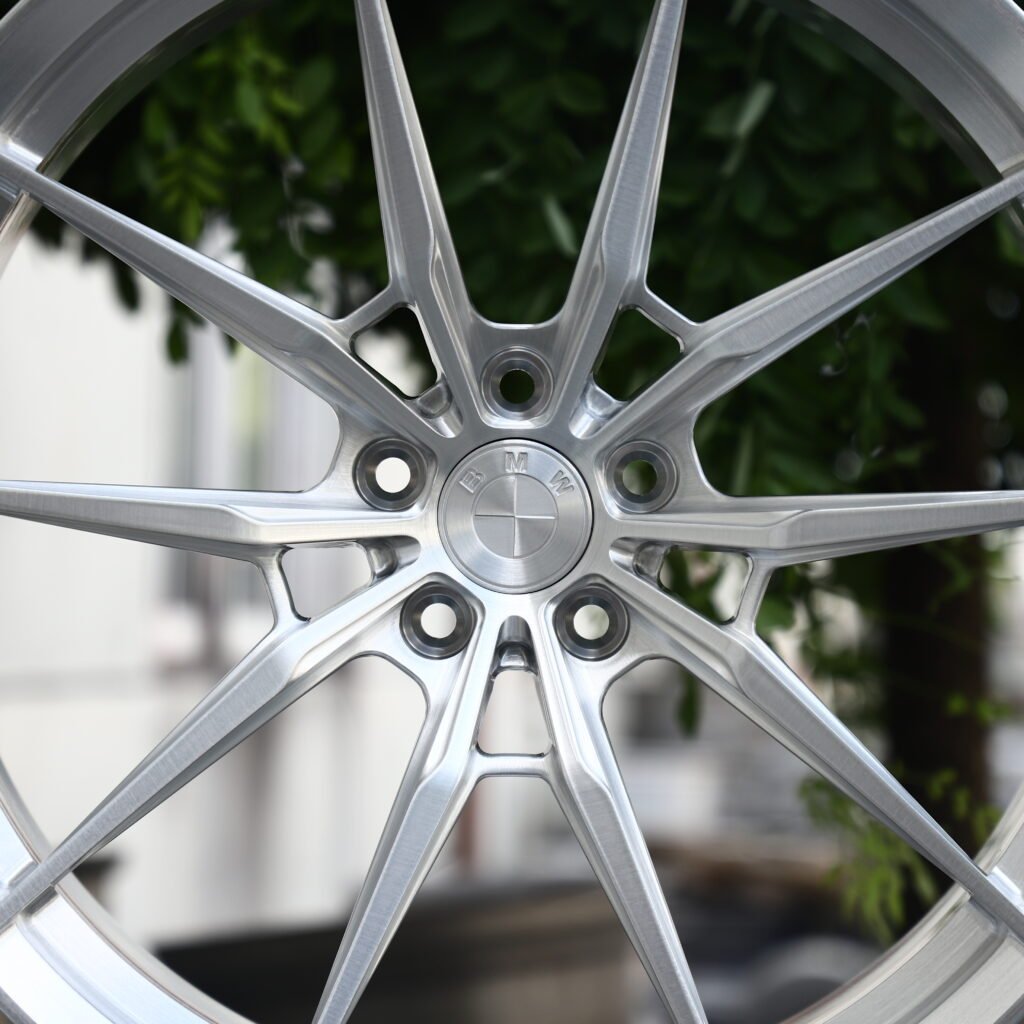 BMW Style 437M Brushed Silver 5-Spoke Y-Design Forged Wheels – BMW M340i xDrive Sedan Fitment (19-20in, 5x112) view 4