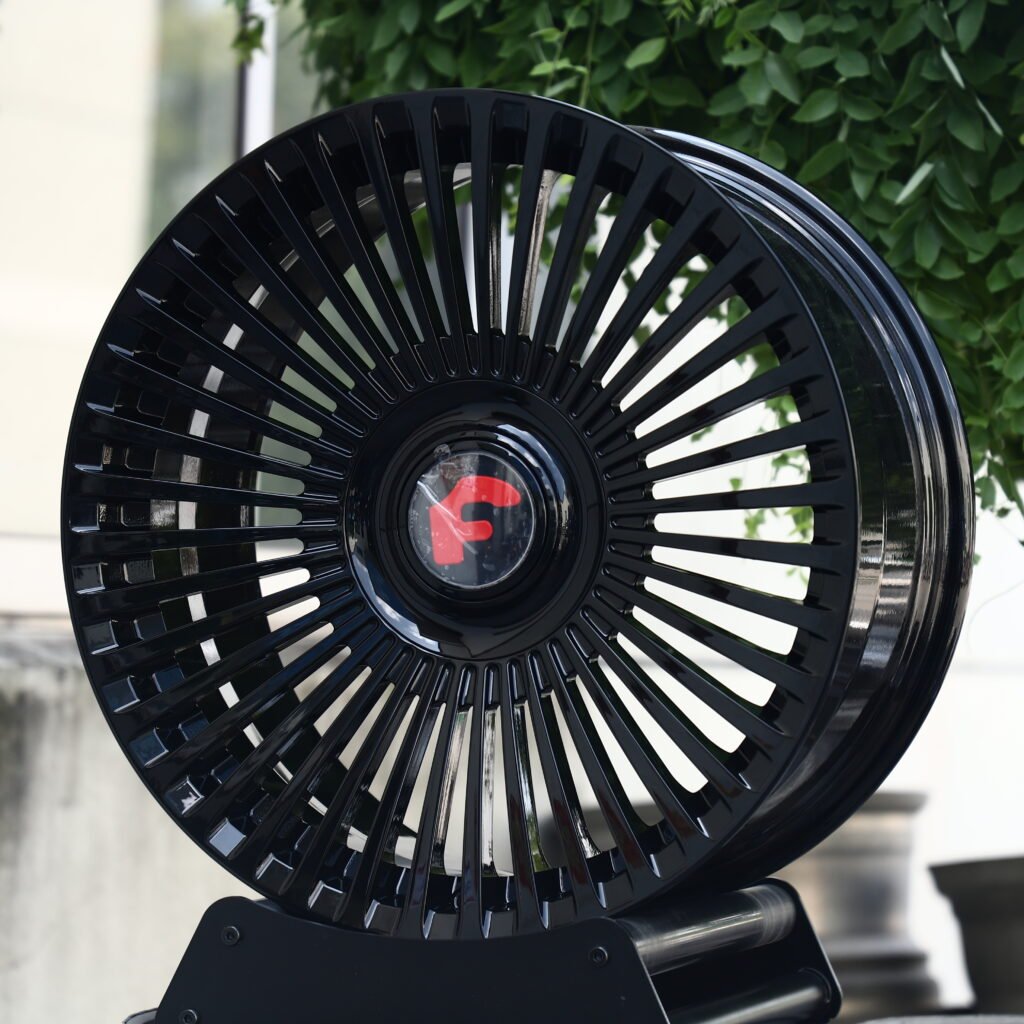 FIORANO Gloss Black Fine Multi-Spoke Forged Wheels – Cadillac Escalade IQL Fitment (19-26in, 6x132) view 2