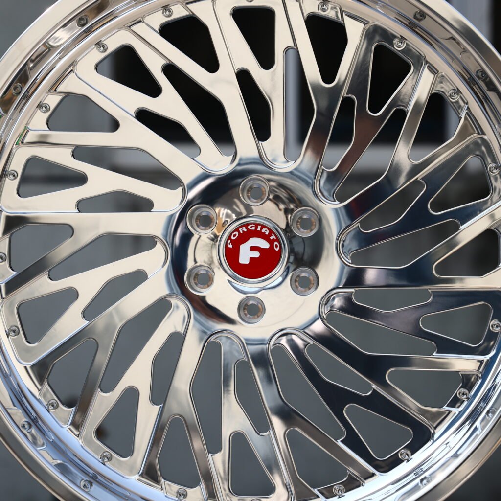 Forgiato Chrome Multi-Spoke Forged Wheels – Ford F-150 Tremor Fitment (20in, 6x135) view 2