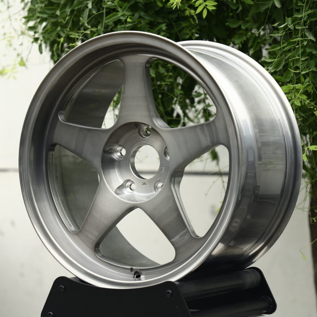 Brushed Silver 5-Spoke Forged Wheels – Honda Civic Type R Fitment (18-20in, 5x120) view 2