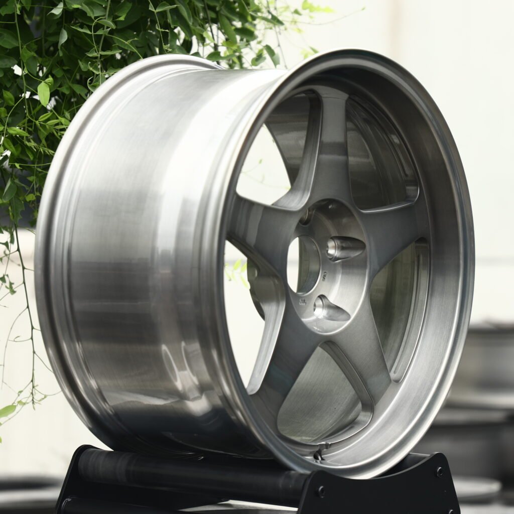 Brushed Silver 5-Spoke Forged Wheels – Honda Civic Type R Fitment (18-20in, 5x120) view 3
