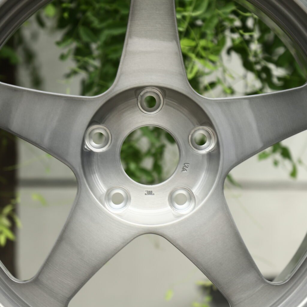 Brushed Silver 5-Spoke Forged Wheels – Honda Civic Type R Fitment (18-20in, 5x120) view 4
