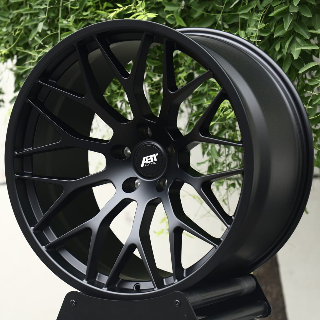 ABT Matte Black Mesh Multi-Spoke Forged Wheels – ABT Audi AS5 Fitment (20-21in, 5x112) view 2
