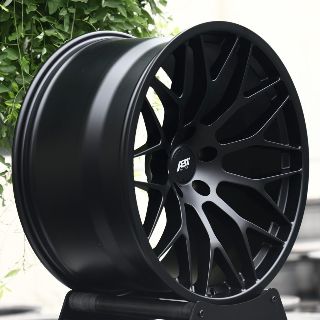 ABT Matte Black Mesh Multi-Spoke Forged Wheels – ABT Audi AS5 Fitment (20-21in, 5x112) view 3