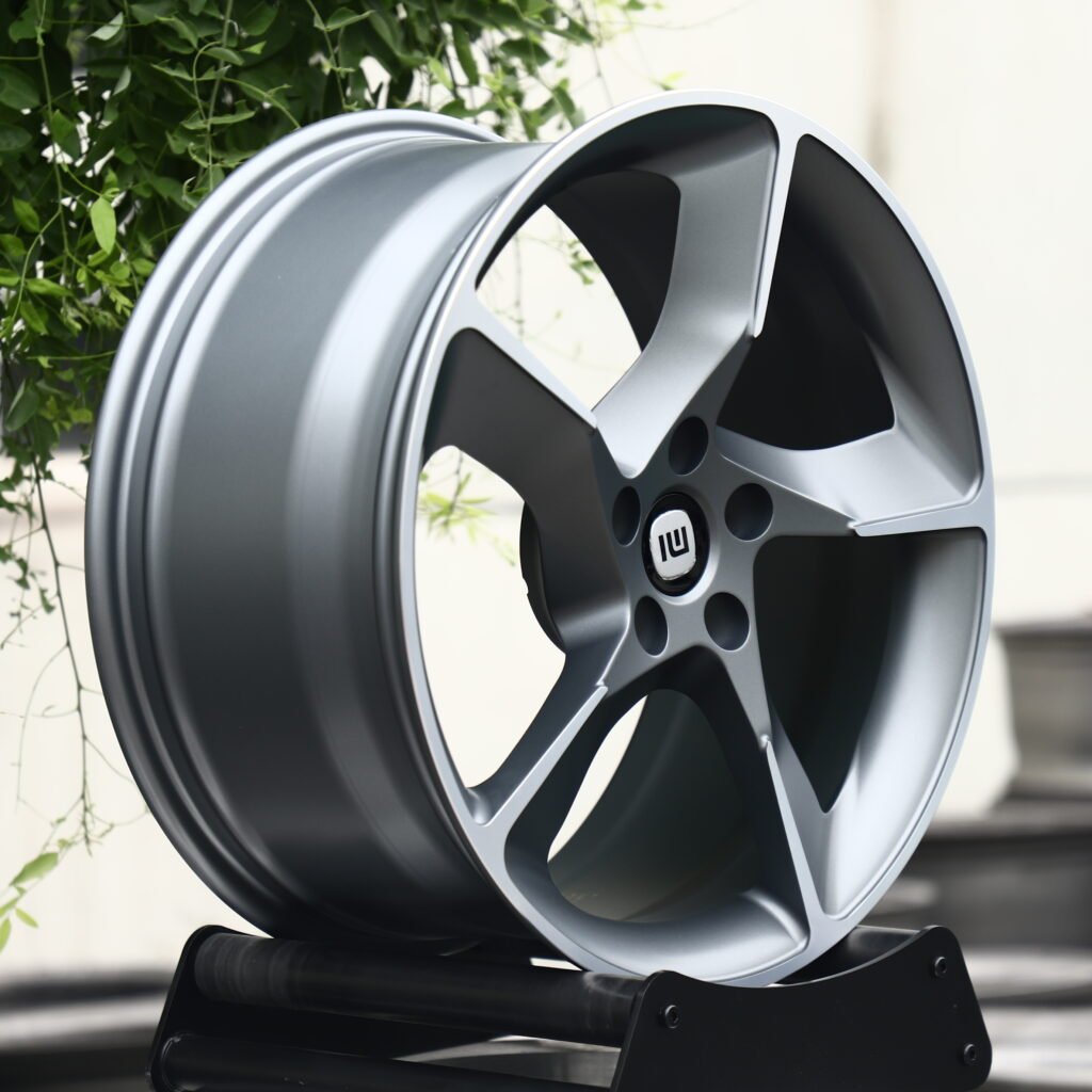 IMOTORS Machined Face 5-Spoke Forged Wheels – Tesla Model Y Performance Fitment (18-21in, 5x114.3) view 3
