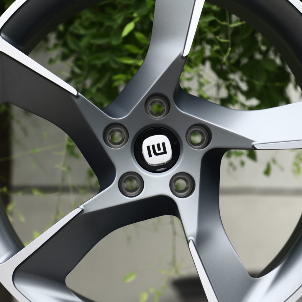IMOTORS Machined Face 5-Spoke Forged Wheels – Tesla Model Y Performance Fitment (18-21in, 5x114.3) view 4
