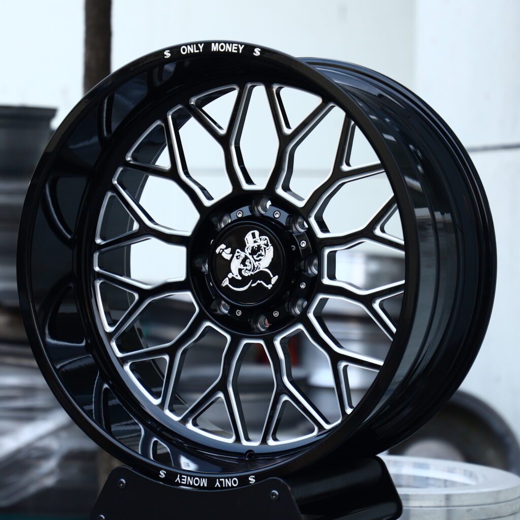 Only Money Gloss Black Milled Forged Wheels – Ford F-250 Super Duty Fitment (20-22in, 8×170) H-Type кованые диски