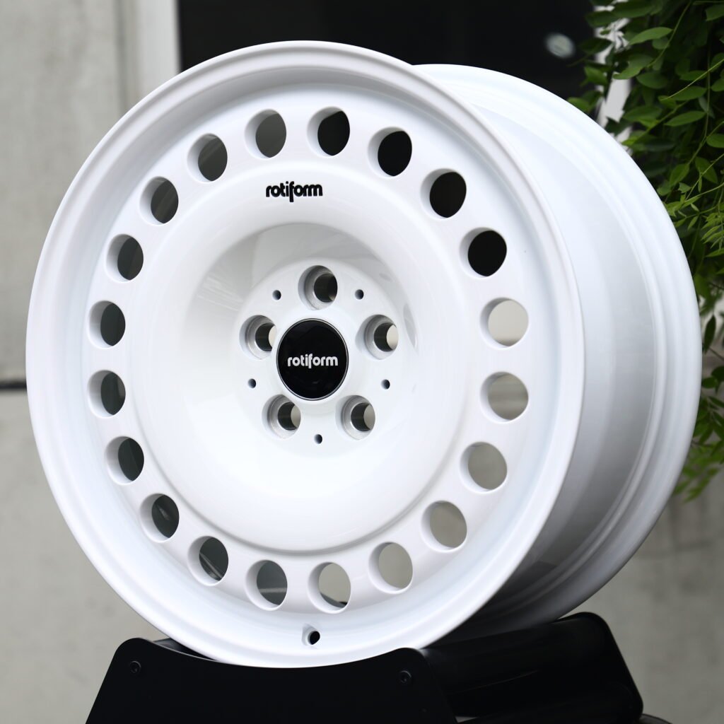 ROTIFORM Gloss White Mesh Multi-Spoke Forged Wheels – Volkswagen Golf GTI Edition 50 Fitment (18-21in, 5x112) view 2