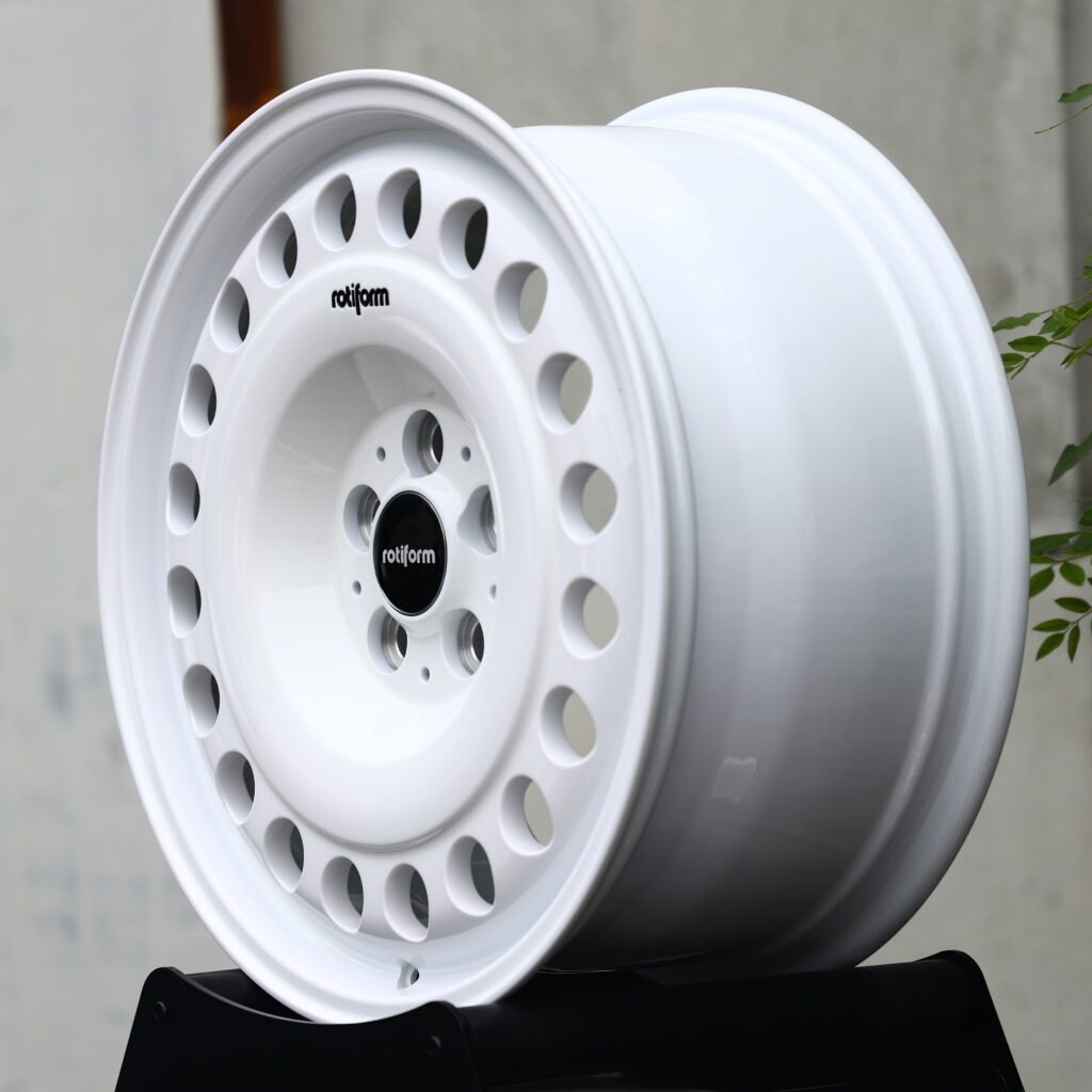 ROTIFORM Gloss White Mesh Multi-Spoke Forged Wheels – Volkswagen Golf GTI Edition 50 Fitment (18-21in, 5x112) view 3