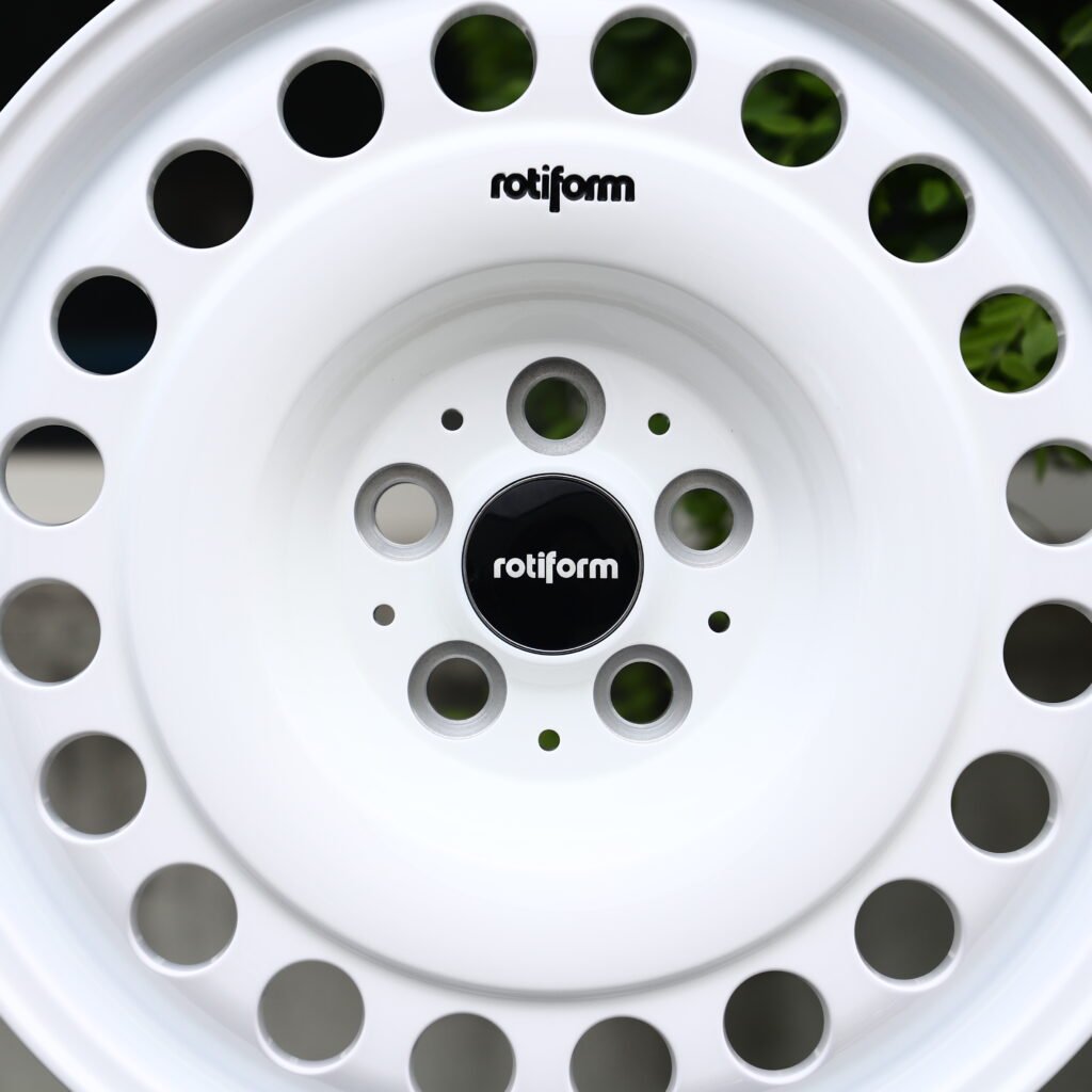 ROTIFORM Gloss White Mesh Multi-Spoke Forged Wheels – Volkswagen Golf GTI Edition 50 Fitment (18-21in, 5x112) view 4