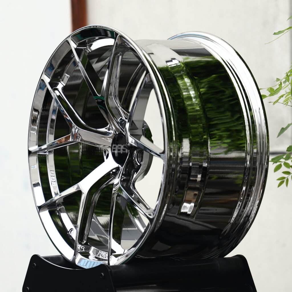 BBS RI D Chrome Silver 5-Spoke Y-Design Forged Wheels – BMW M3 CS Handschalter Fitment (19-21in, 5x112) view 3