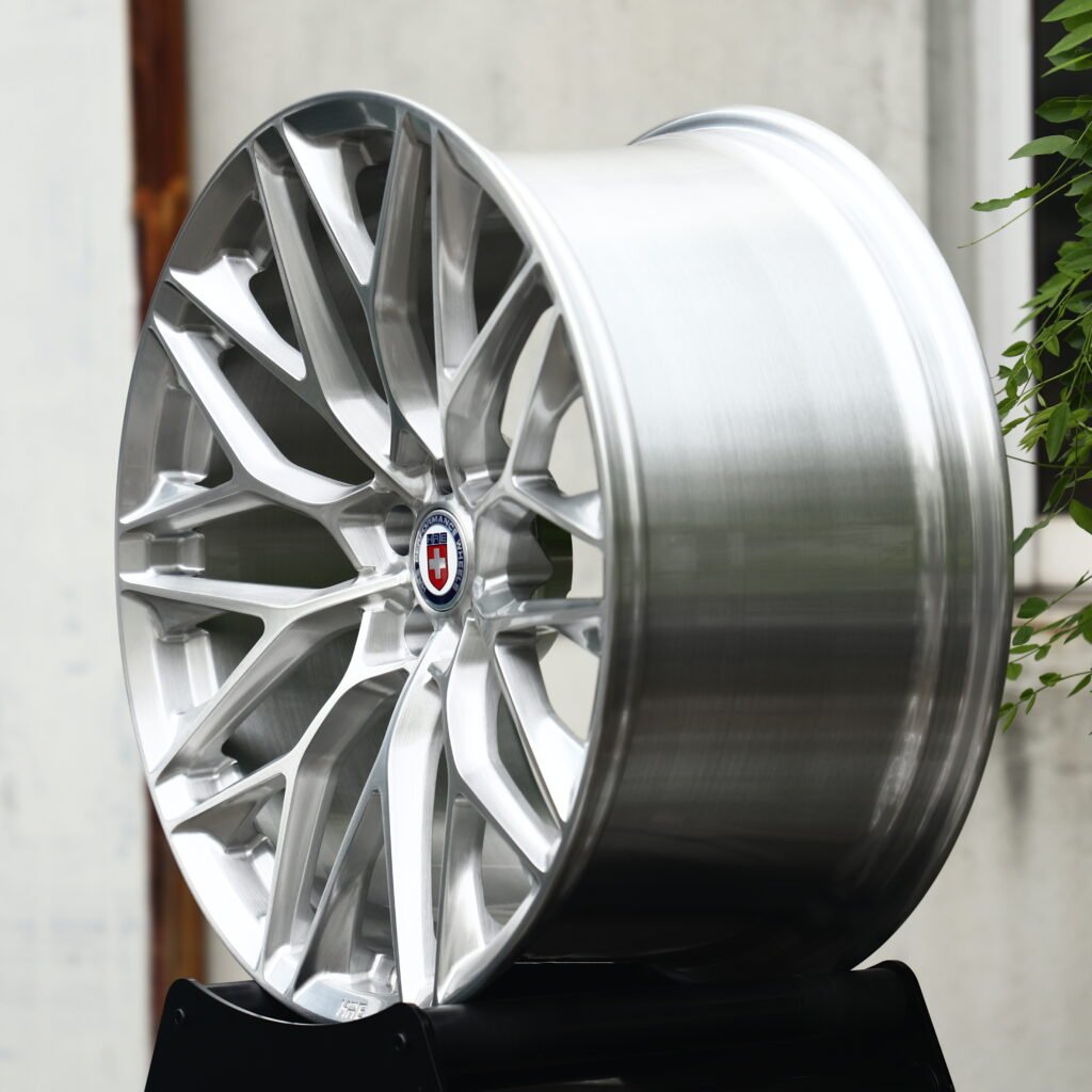 HRE P200 Brushed Silver Mesh Multi-Spoke Forged Wheels – BMW M3 CS Handschalter Fitment (19-22in, 5x112) view 3