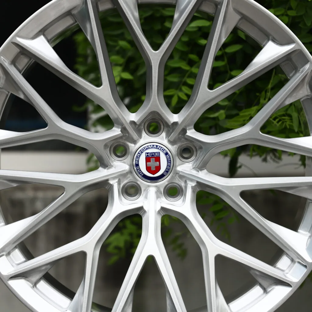 HRE P200 Brushed Silver Mesh Multi-Spoke Forged Wheels – BMW M3 CS Handschalter Fitment (19-22in, 5x112) view 4