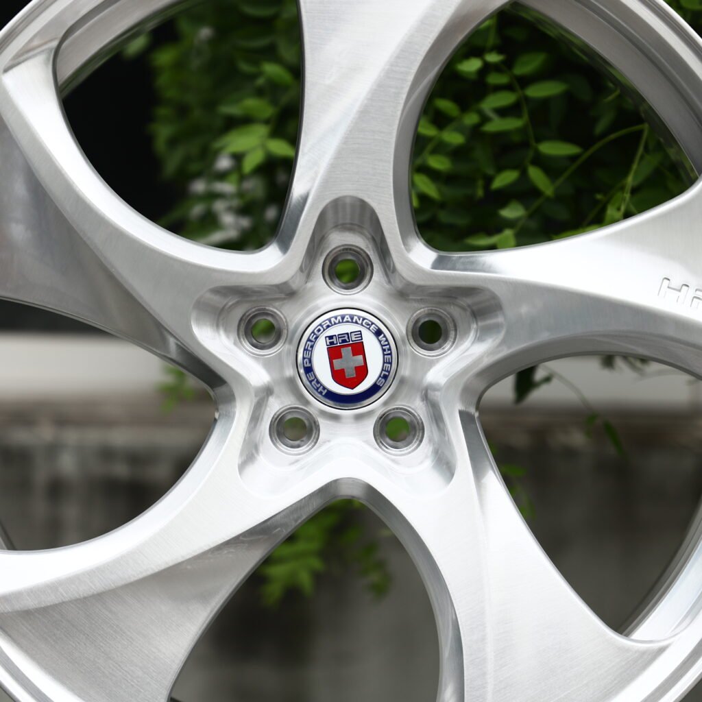 HRE Brushed Silver 5-Spoke Forged Wheels – BMW M3 CS Handschalter Fitment (19-21in, 5x112) view 4