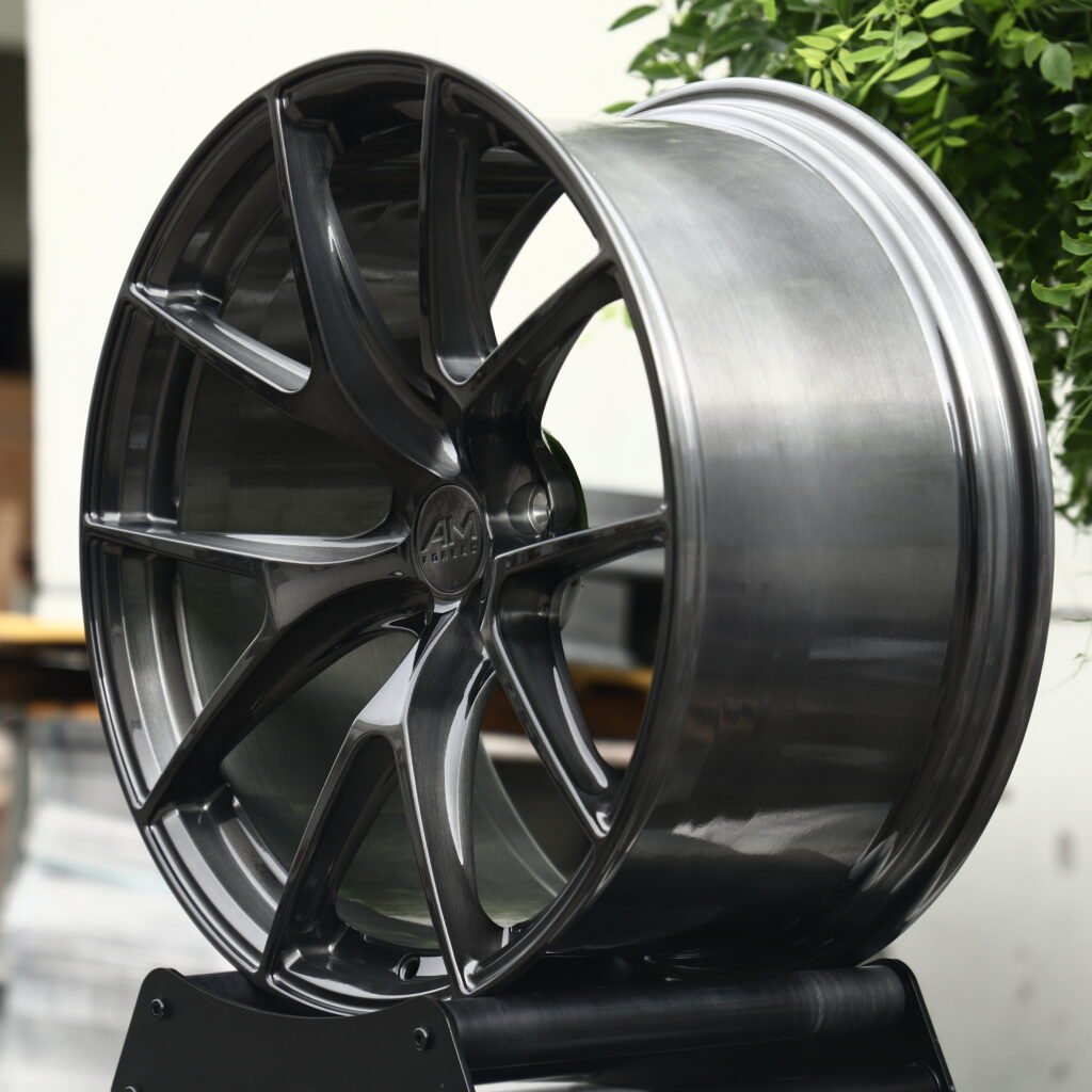 AM FORGED Brushed Transparent Gray 10-Spoke Y-Design Forged Wheels – BMW M3 CS Handschalter Fitment (19-21in, 5x112) view 3