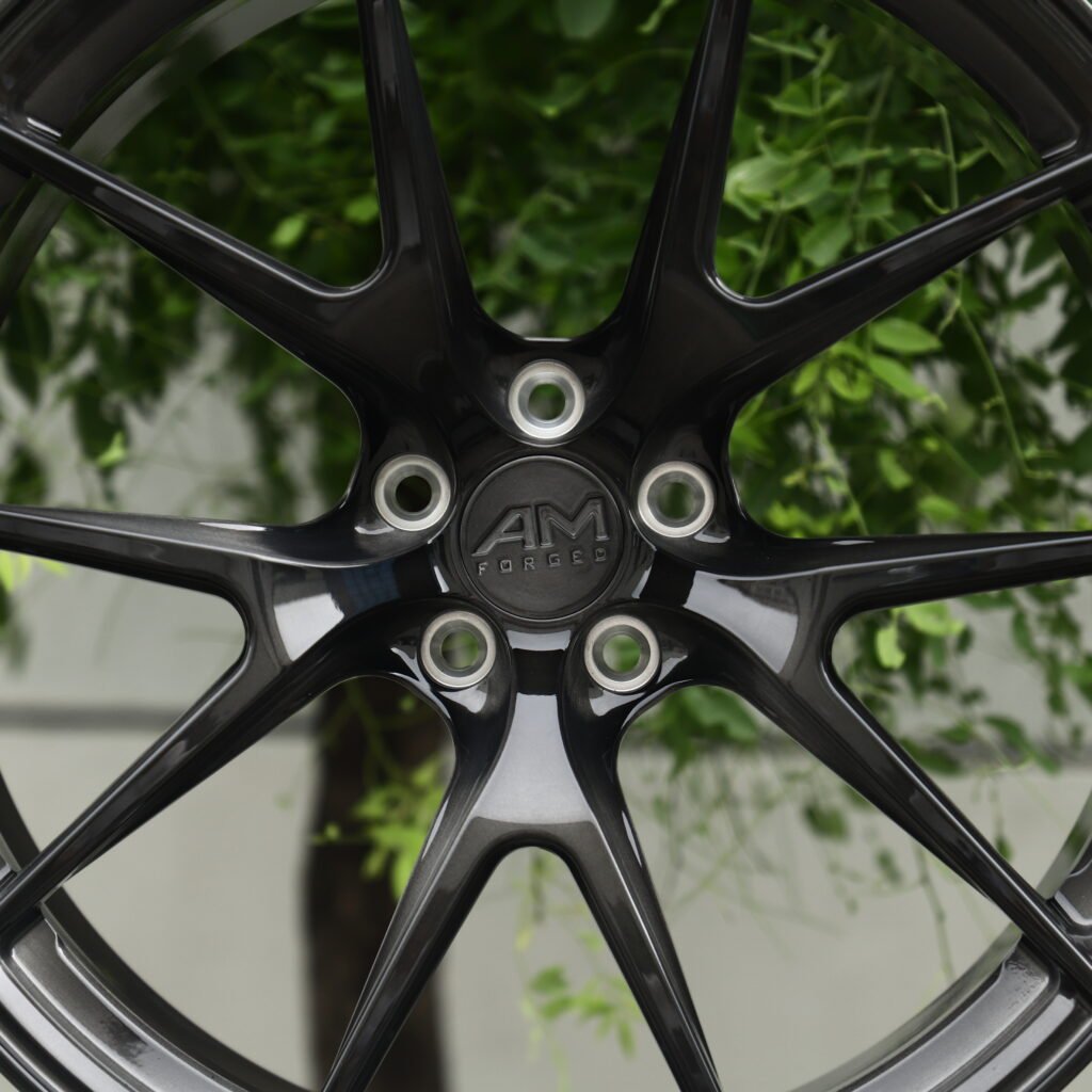 AM FORGED Brushed Transparent Gray 10-Spoke Y-Design Forged Wheels – BMW M3 CS Handschalter Fitment (19-21in, 5x112) view 4