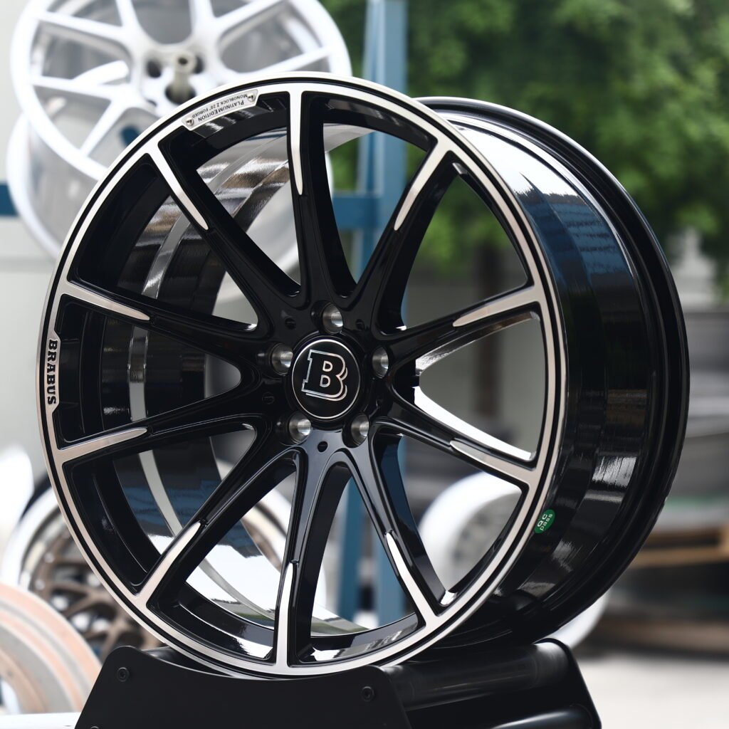 BRABUS Monoblock Z Machined Face 10-Spoke Y-Design Forged Wheels – Brabus 700 Widestar Fitment (20-24in, 5x112) view 2