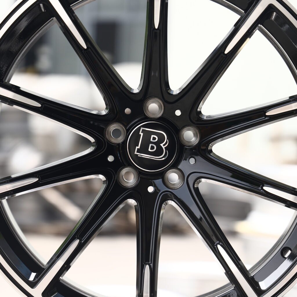 BRABUS Monoblock Z Machined Face 10-Spoke Y-Design Forged Wheels – Brabus 700 Widestar Fitment (20-24in, 5x112) view 4