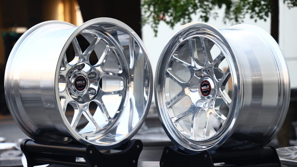 Weld Racing Polished Y-Spoke Forged Wheels – GMC Sierra Denali 2500HD Fitment (20-22in, 8x180) view 3