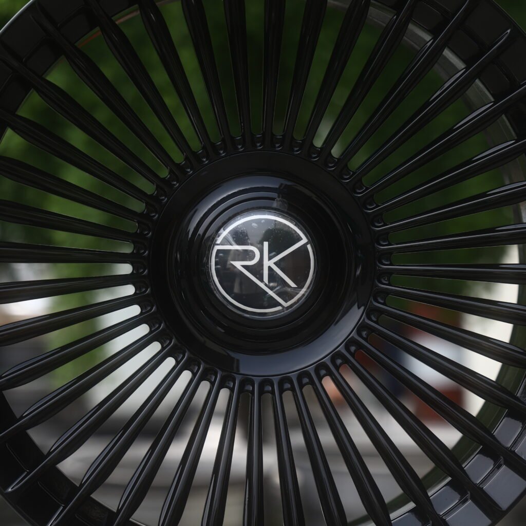RK FORGED Gloss Black Fine Multi-Spoke Forged Wheels – Mercedes-Benz S-Class Maybach Fitment (20-22in, 5x112) view 4