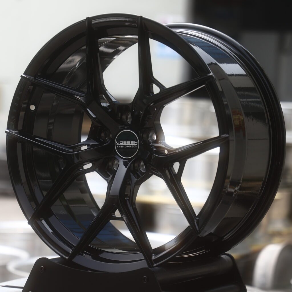 VOSSEN HF 5 Gloss Black 10-Spoke Y-Design Forged Wheels – Mercedes-Benz S-Class Maybach Fitment (19-22in, 5x112) view 2
