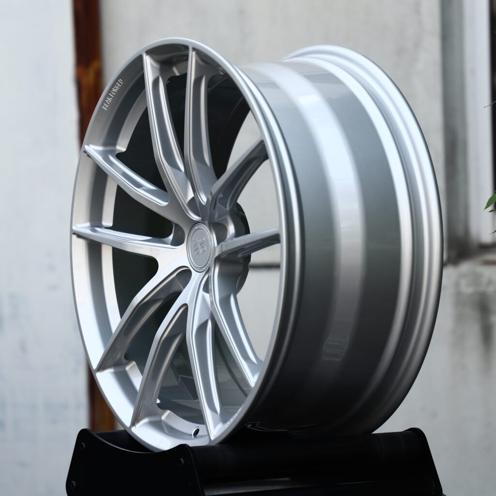 EDITION 26 Brushed Silver 5-Spoke Y-Design Forged Wheels – Mercedes-Benz S-Class Maybach Fitment (19-22in, 5x112) view 3