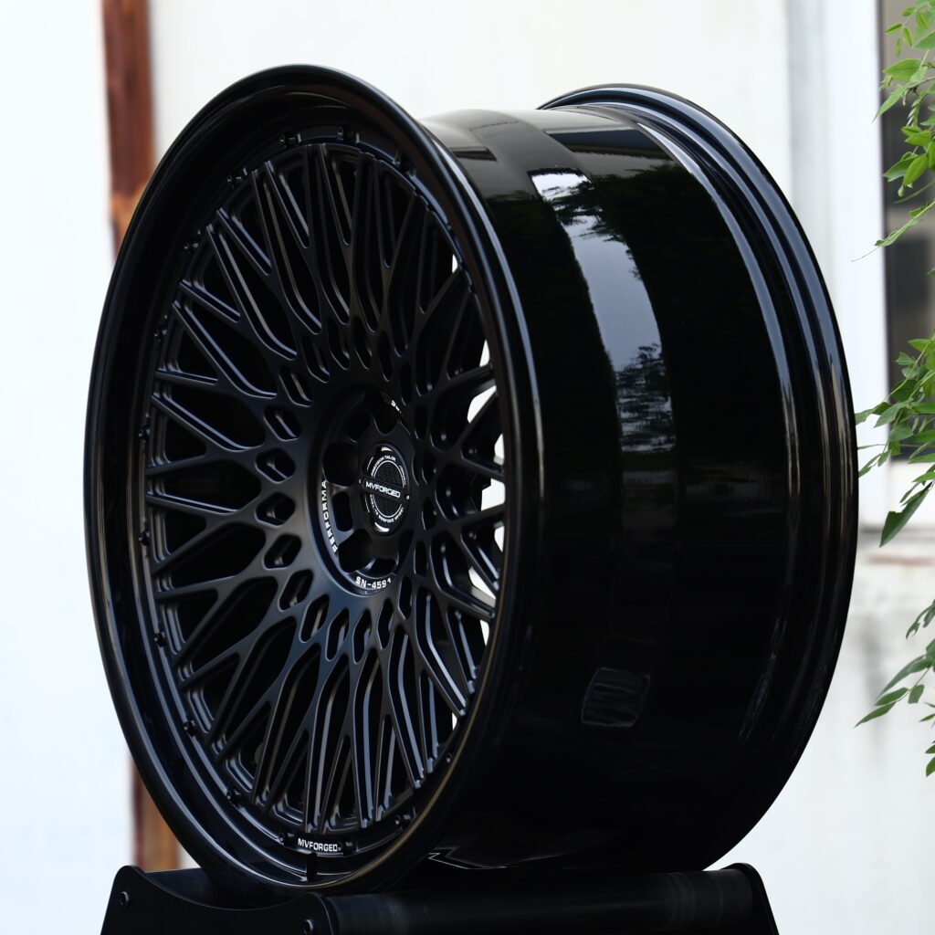 MYFORGED Matte Black Mesh Multi-Spoke Forged Wheels – Hyundai Ioniq 6 N Fitment (19-22in, 5x114.3) view 3