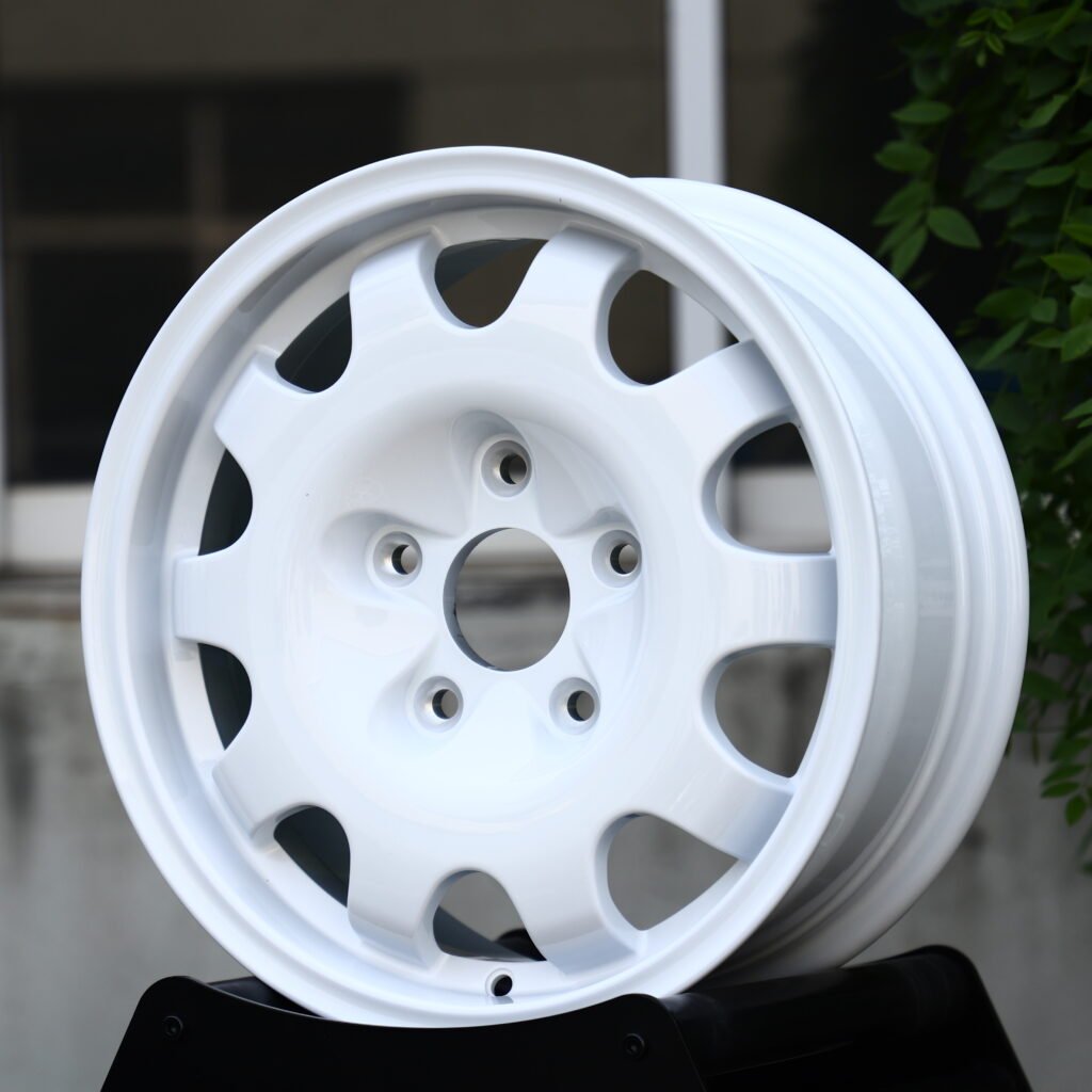 Gloss White 10-Spoke Forged Wheels – Hyundai Elantra N TCR Edition Fitment (19-20in, 5x114.3) view 2