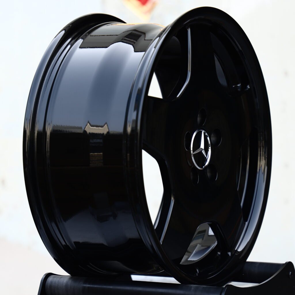 Gloss Black 5-Spoke Forged Wheels – Mercedes-Benz S-Class Maybach Fitment (18-22in, 5x112) view 3