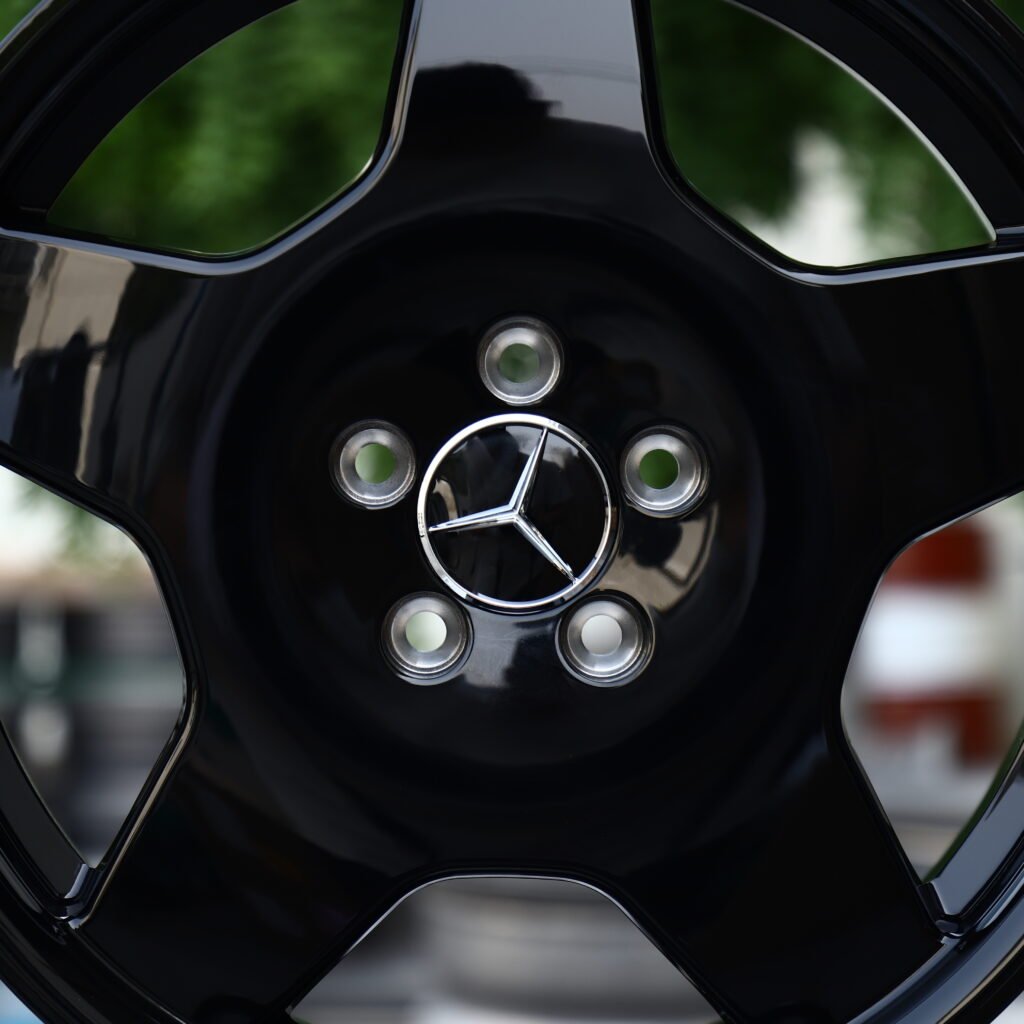 Gloss Black 5-Spoke Forged Wheels – Mercedes-Benz S-Class Maybach Fitment (18-22in, 5x112) view 4