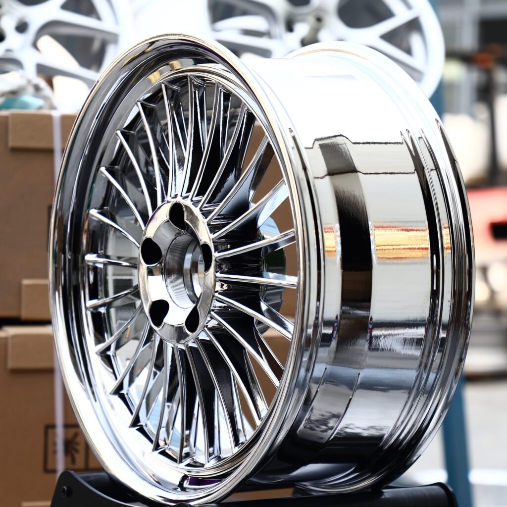 Chrome Silver 20-Spoke Forged Wheels – Mercedes-Benz S-Class Maybach Fitment (19-22in, 5x112) view 3